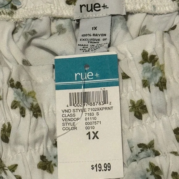 Rue21| NWT Women's Floral Mini Skirt | Size 1X - Picture 2 of 7